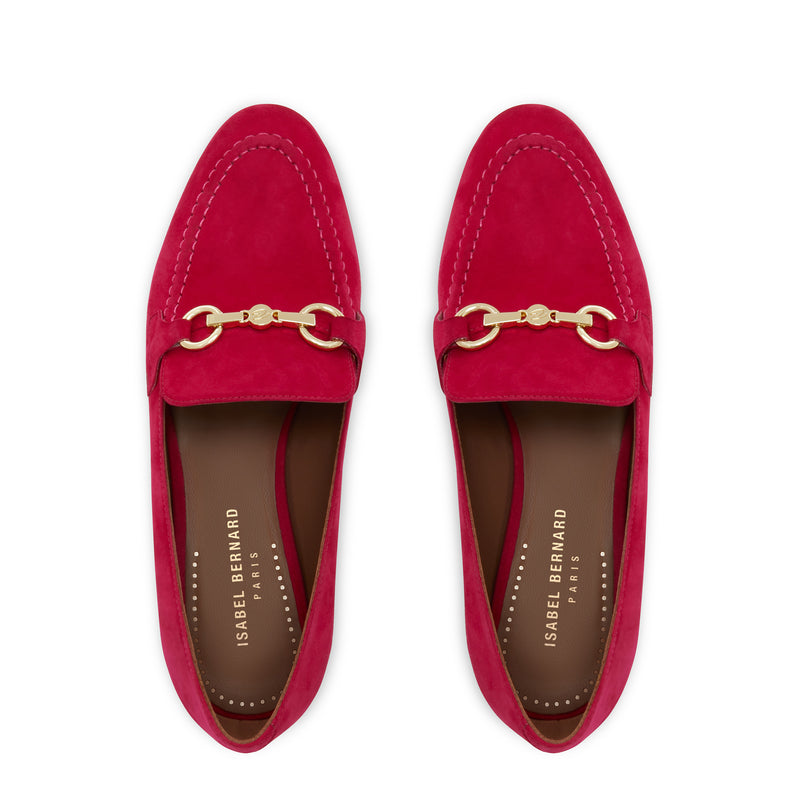 Isabel Bernard Vendôme Fleur Fuchsia Suede Loafers IB51100-155-36-zoom-