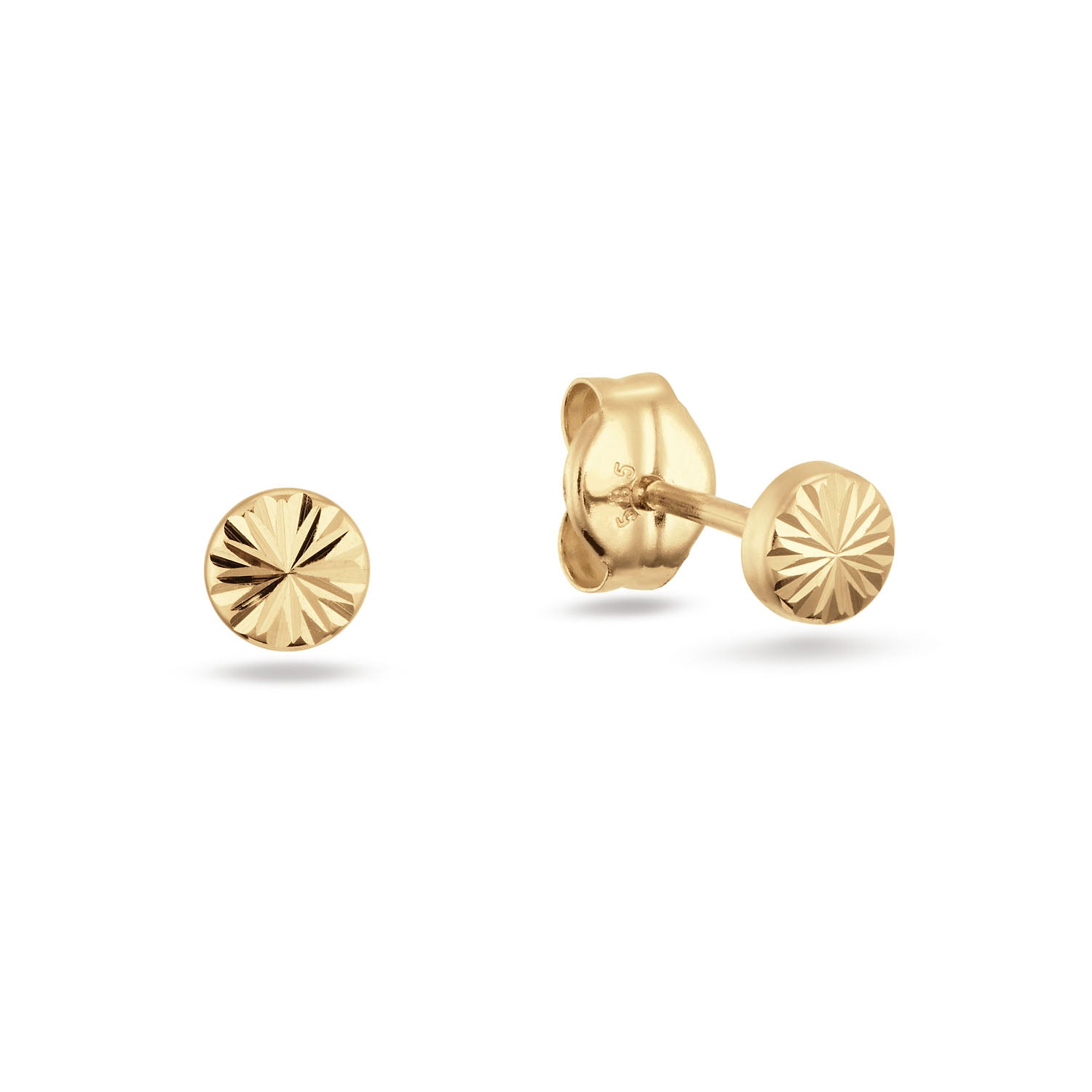 Jackie Gold Soleil 14 Karat Gold Ear Studs 585 JKE25.523