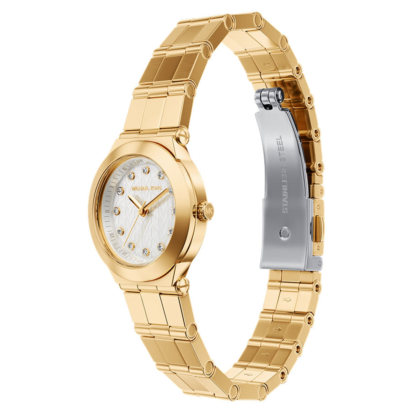 Michael Kors Billie Round White Dial Watch MK7567