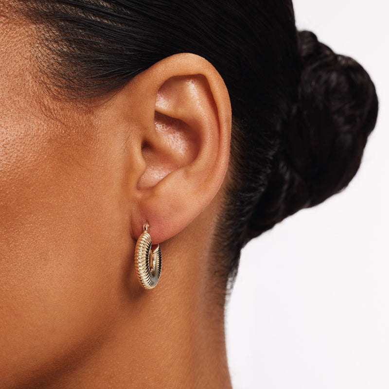 Isabel Bernard Rivoli Melissa 14 Karat Gold Ohrringe IB360277-zoom-