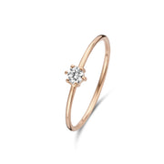 Isabel Bernard La Concorde Abelle 14 Karat | Roségold Ring IB330025-48