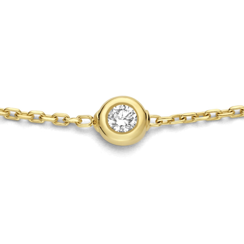Isabel Bernard De la Paix Alfie 14 Karat | Gold Armband | Diamant 0.12 Karat | IBD320001-zoom-