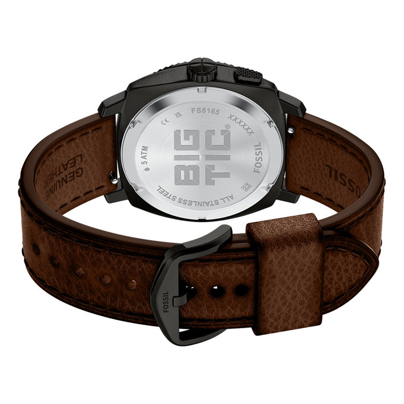 Fossil Machine Round Black Dial Watch FS6165-zoom-