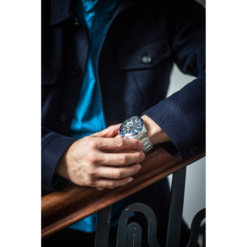 Edifice Classic herren Silber EFV-620D-1A2VUEF-zoom-