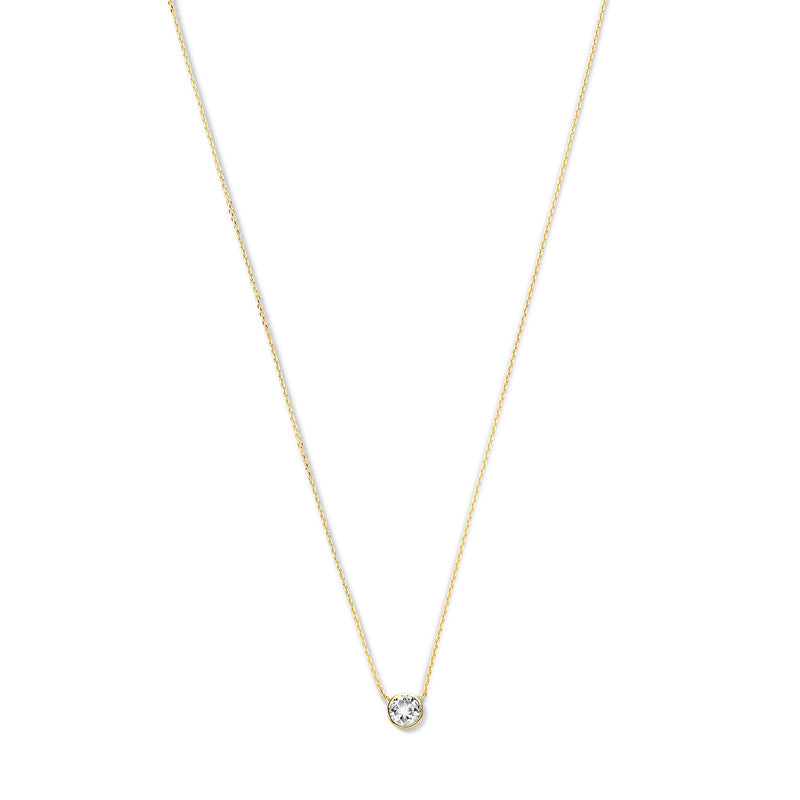 Violet Hamden Venus 925 Sterling Silberne Vergoldete Halskette mit Geburtsstein VH340010-NOV-zoom-