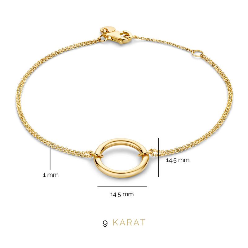 Beloro Jewels La Rinascente damen Armband 375 Gold BO320029-zoom-