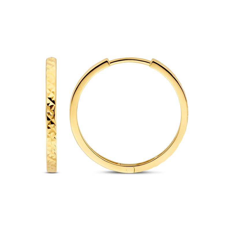 Beloro Jewels Regalo d'Amore 9 Karat Gold Ohrringe Geschenkset mit Diamantschliff BO90042-zoom-