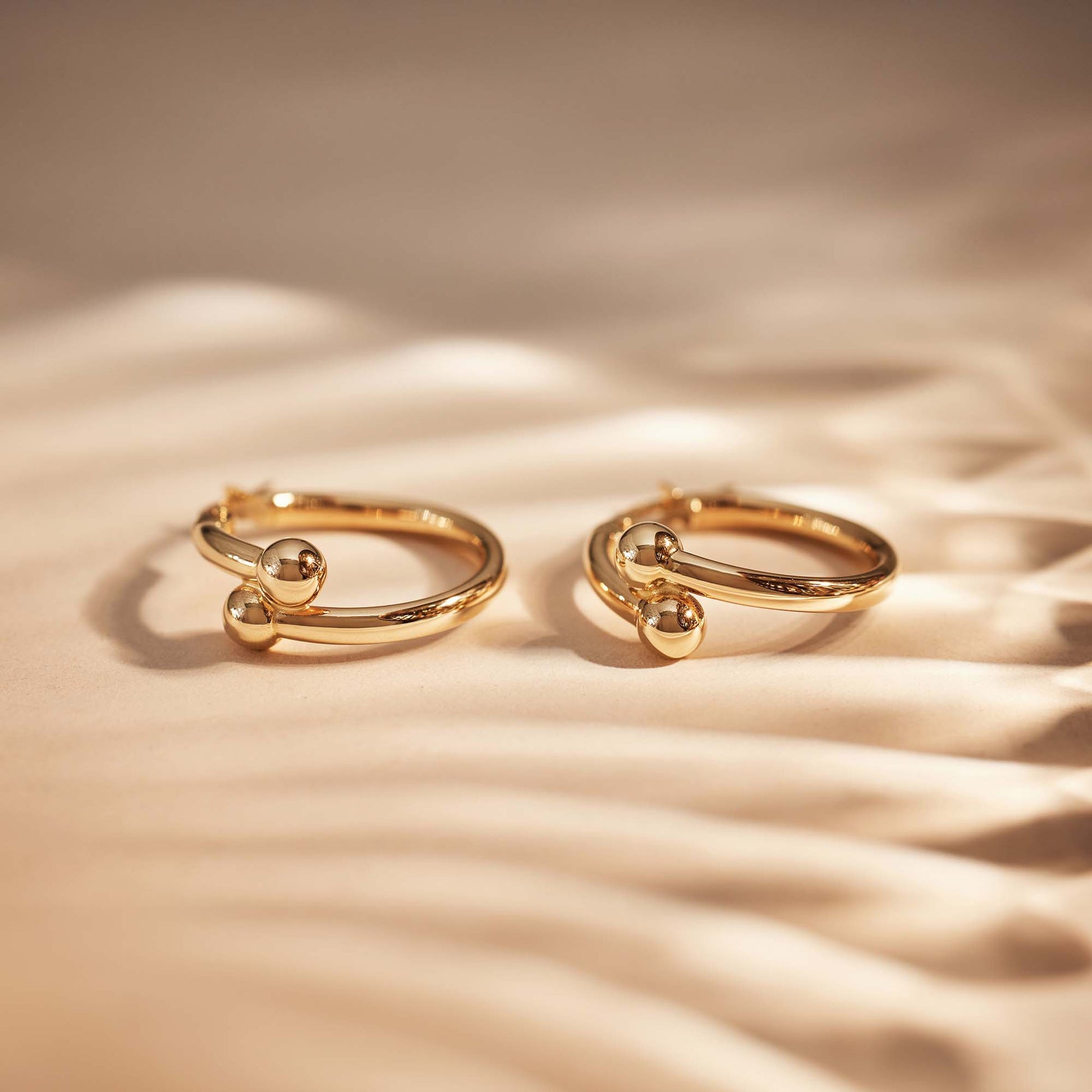 Isabel Bernard Monceau Mirell 14 Karat Gold Hoop Earrings IB360262