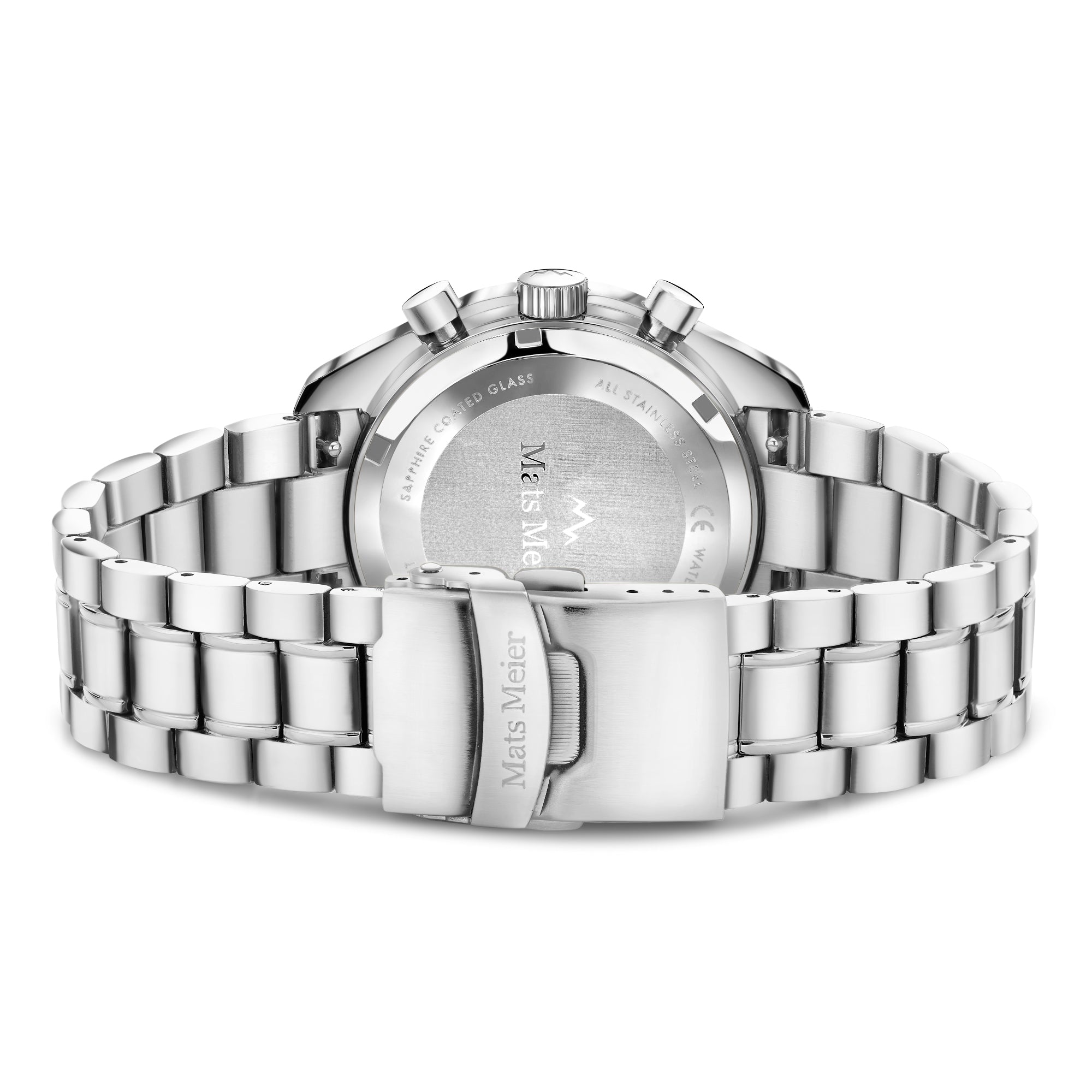 Mats Meier Arosa Racing Chronograph Men'sWatch Silver-coloured MM50018