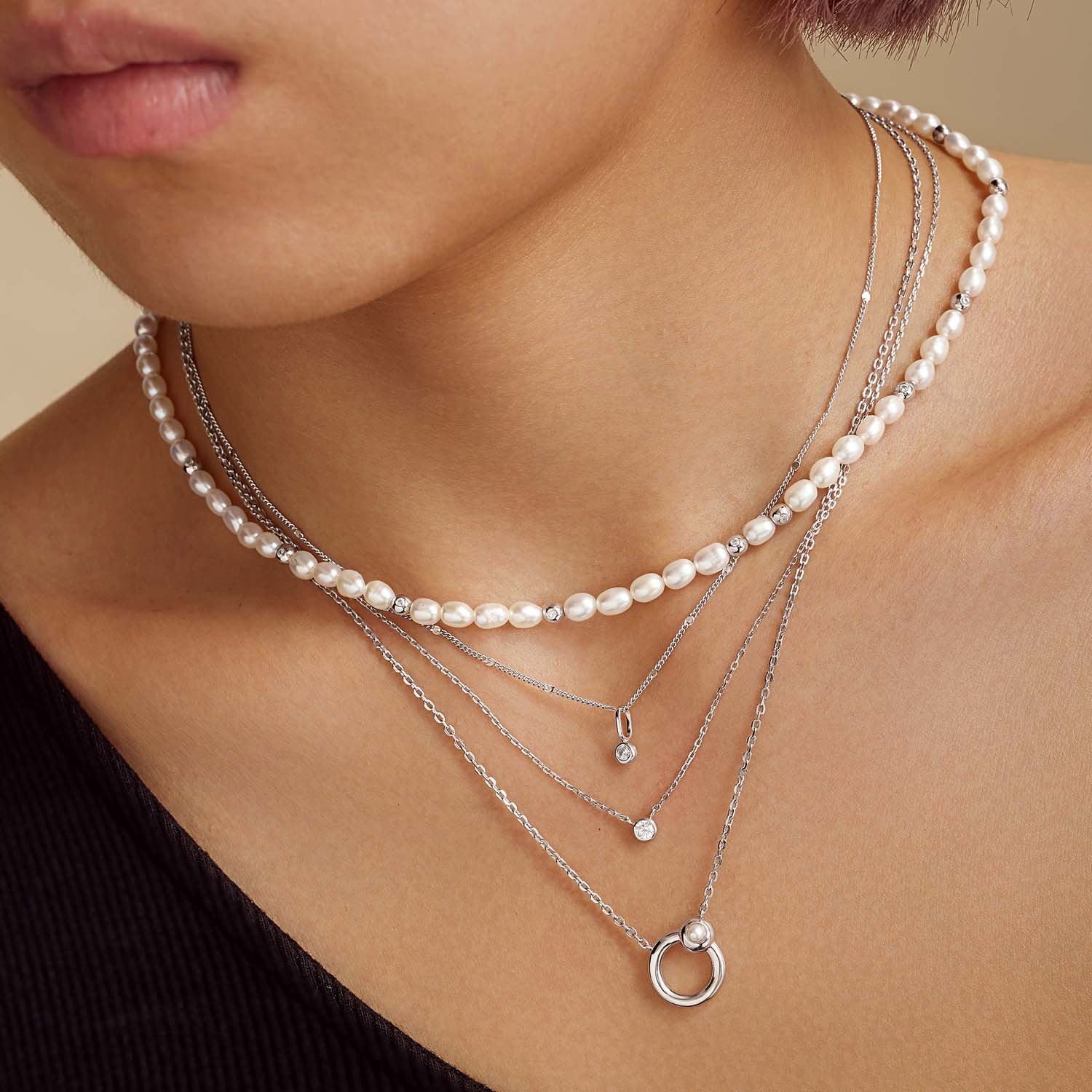 Ania Haie Chic Creator 925 Sterling Silver Necklace AH-N058-03H