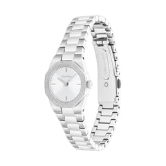 Calvin Klein Geometric Elegance Wit Dames Horloge 2002-CK25100141