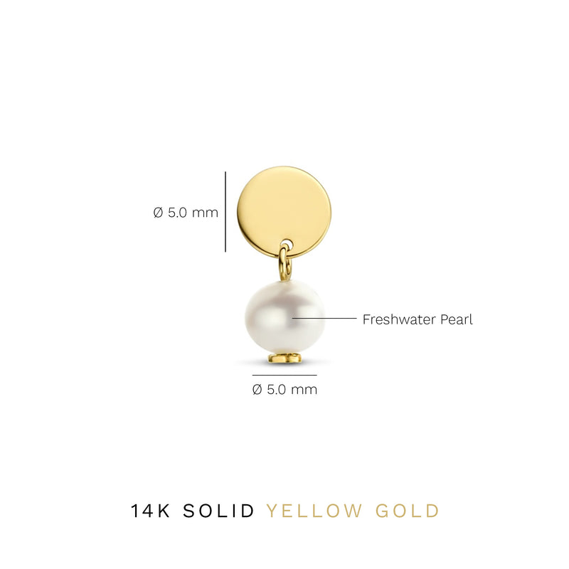 Isabel Bernard 585er Golden Belleville Luna Ohrringe IB360037-zoom-