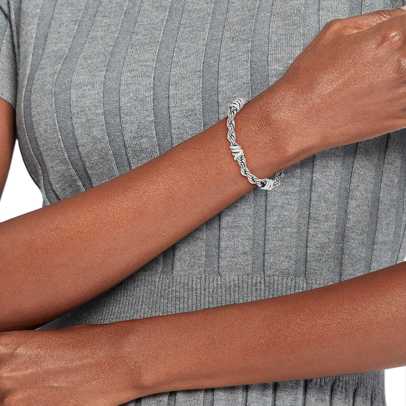 Tommy Hilfiger Edelstahl Silberfarbenes Damen Gliederarmband TJ2781025-zoom-