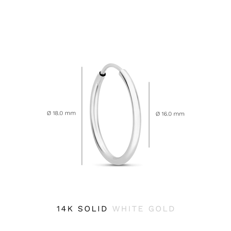 Isabel Bernard Cadeau d'Isabel 14 Karat | Weißgold Ohrringe Set IB90076-zoom-