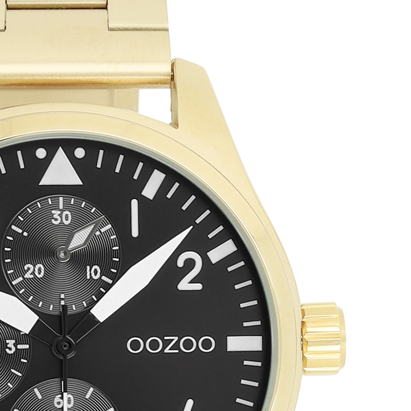 OOZOO Timepieces Herrenuhr In Gold Und Schwarz C11507-zoom-