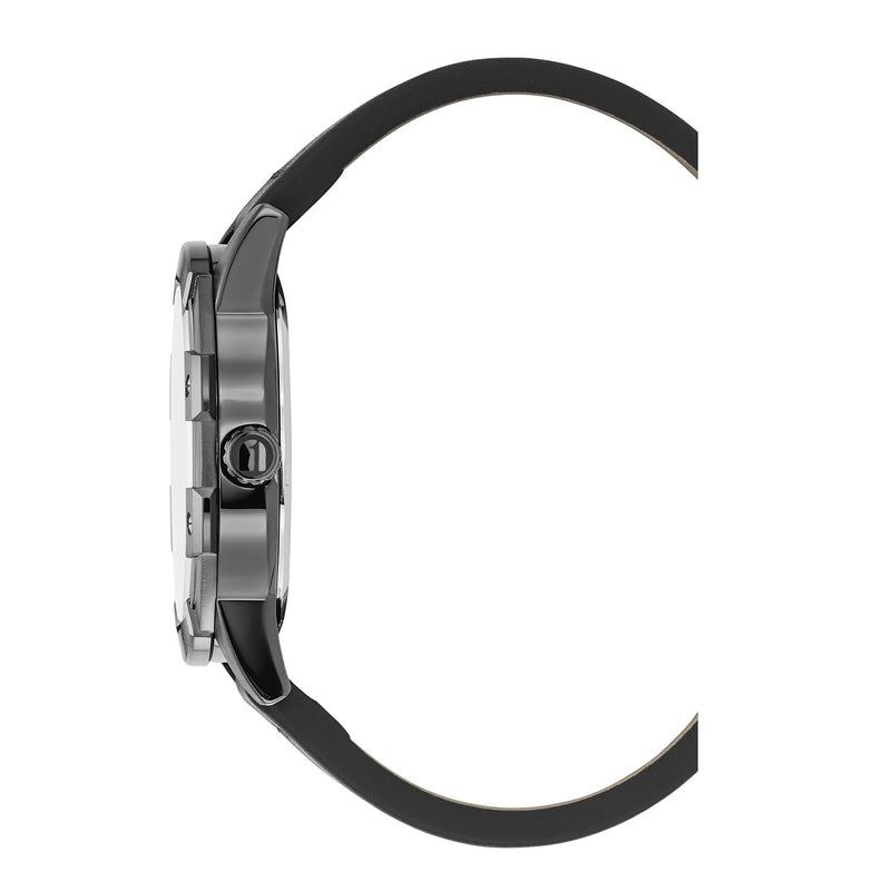 G-STAR Constructed Schwarze Leder-Herrenuhr GSW.506.02-zoom-
