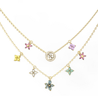 Guess Secret Garden Gold-coloured Necklace JUBN06028JWYGMCT-U