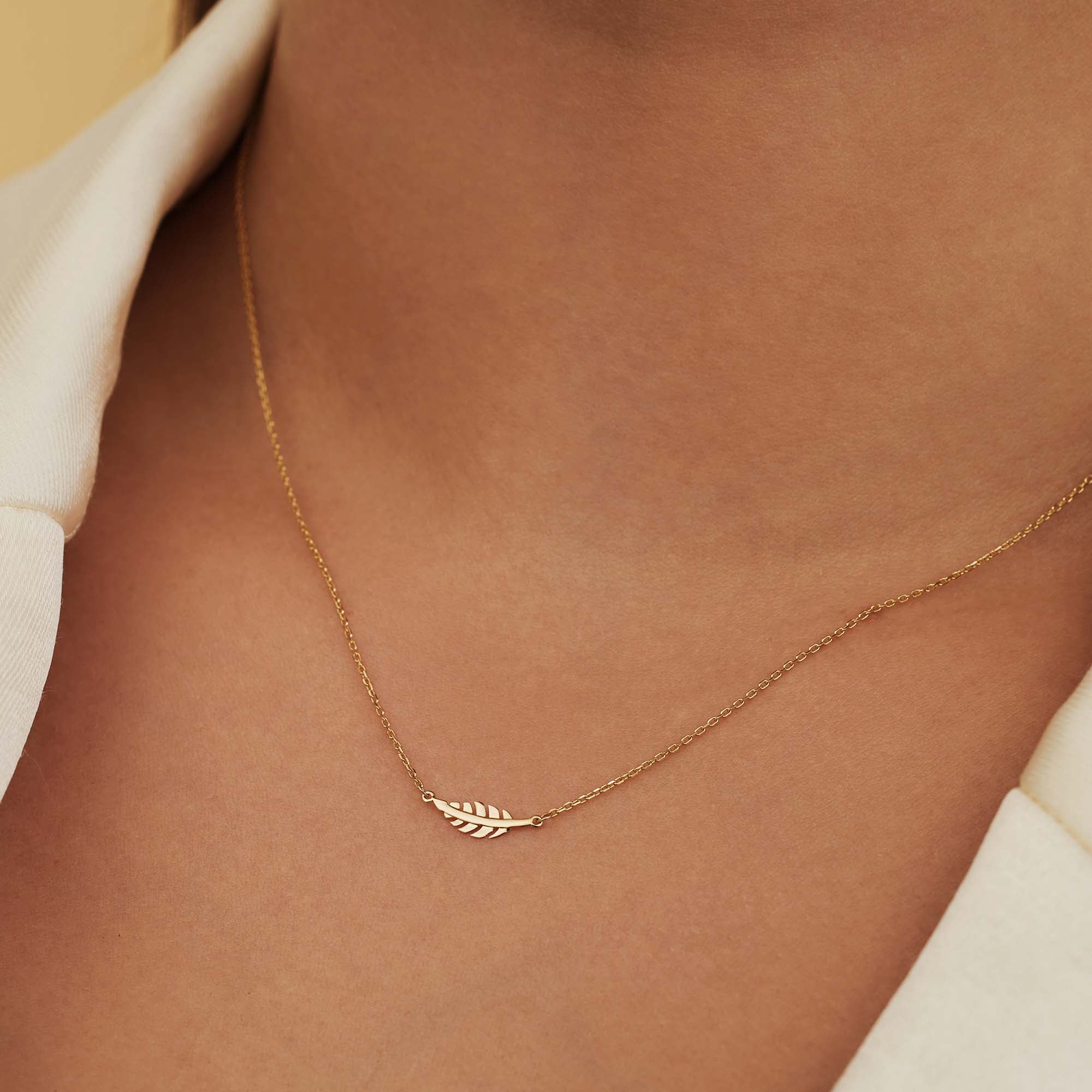 Isabel Bernard Monceau Giselle 14 Carat Golden Necklace IB340102