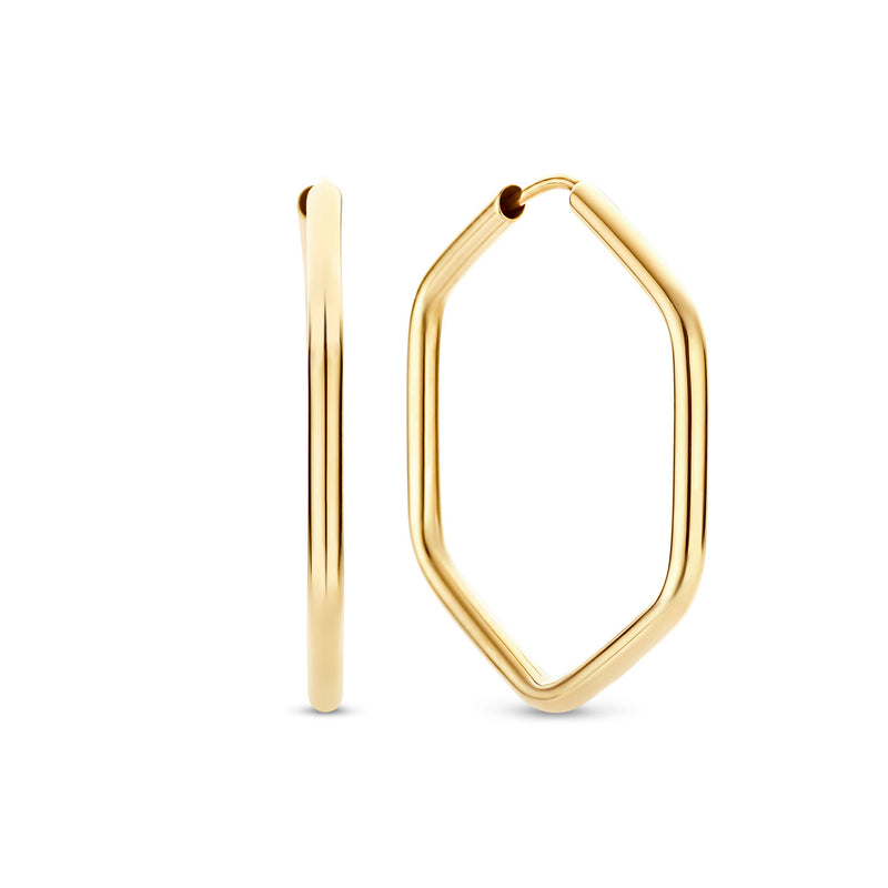 Beloro Jewels La Rinascente damen Creolen 375 Gold BO360059-zoom-