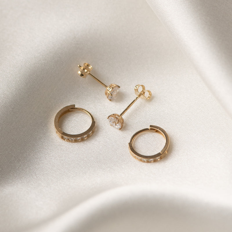 Isabel Bernard Cadeau d'Isabel 14 Karat | Gold Earparty Geschenksets IB90054-zoom-