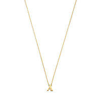 Isabel Bernard 14 Carat Golden Le Marais Chloé Necklace IB340134-A (Letter: A)