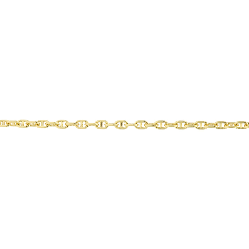 Karma 925 Sterling Silber Goldfarbene Chain Armband 94128GP (Länge: 16.50 - 19.00 cm)-zoom-