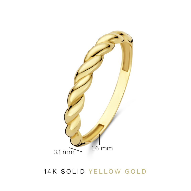 Isabel Bernard Rivoli Laurance 14 Karat | Gold Ring IB330098-48-zoom-