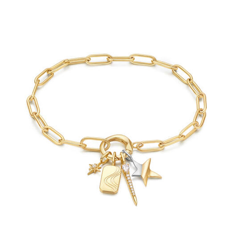 Ania Haie Pop Charms Gold Coloured Charm AH-EC048-13G-zoom-