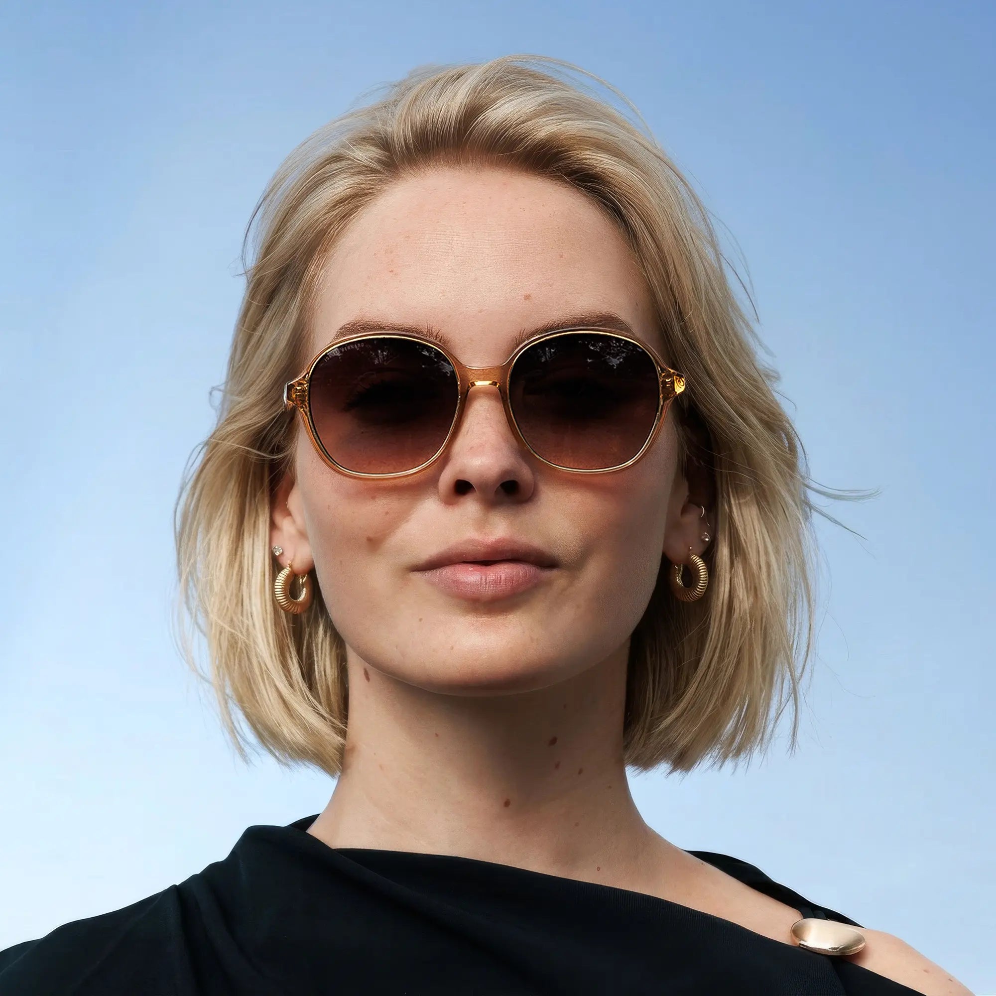 Isabel Bernard La Vilette Transparent Brown Sunglasses IB380010-14-14-zoom-3