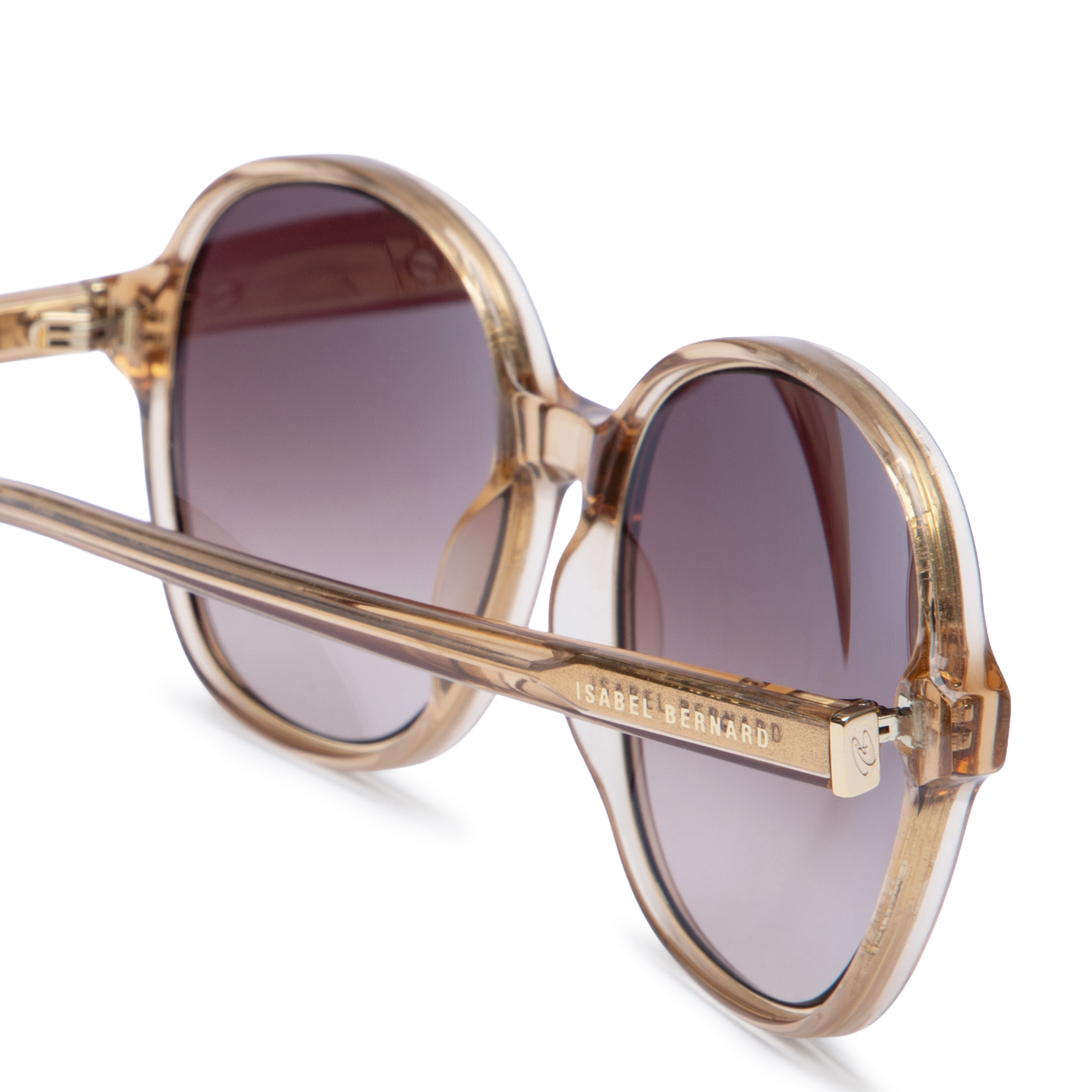 Isabel Bernard La Vilette Transparent Brown Sunglasses IB380010-14-14-zoom-7