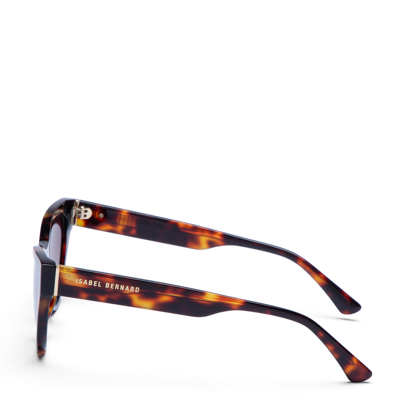 Isabel Bernard La Vilette Tortoise Brown Sunglasses IB380011-14-14-zoom-