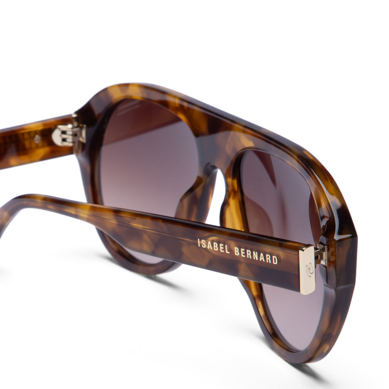 Isabel Bernard La Vilette Demi Brown Sunglasses IB380012-14-14-zoom-