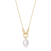 Ania Haie Pearl Power 925 Sterling Silberen Goldfarbene Kette AH-N043-03G