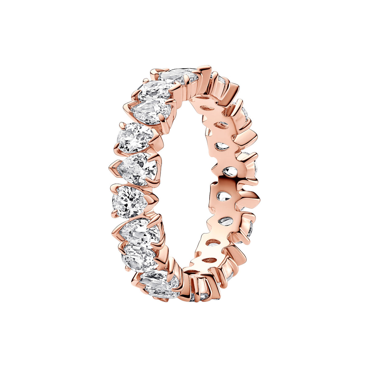 Pandora Timeless Ring 183021C01-58with14 Carat RoseGold Plating