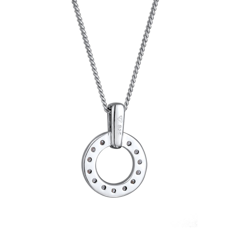 Elli 925 Sterling Silver Necklace with Diamond (0.052 ct) 2004-BF-0008243-001-zoom-
