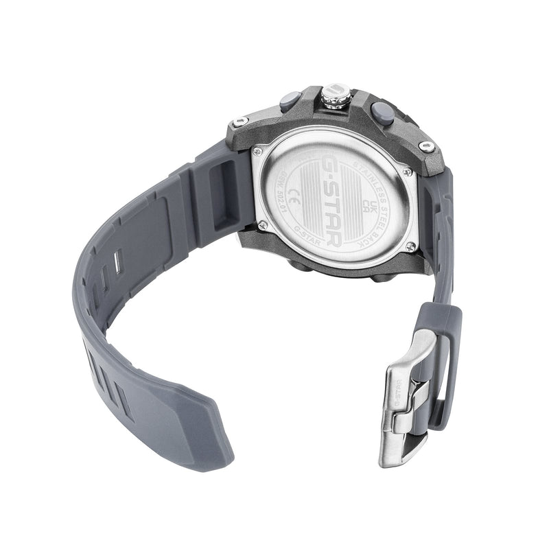 G-STAR Ops01 Grau-Schwarze Ana-Digi Herrenuhr GSW.502.01-zoom-