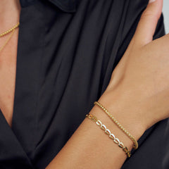 Sif Jakobs Gold Plated Muro Bracelet SJ-B2754-YG