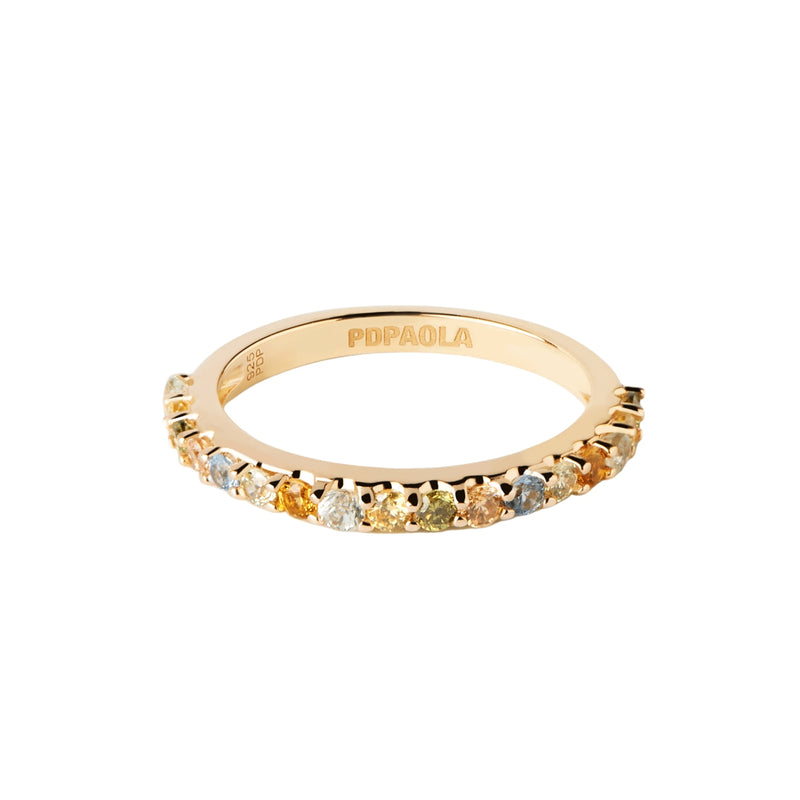 P D Paola Color damen Ring 750 Vergoldung AN01-C07-10-zoom-