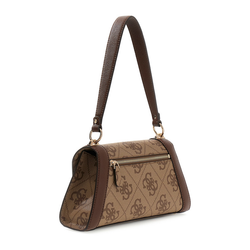 Guess Karnilla Brown Flap Shoulder Bag HWOS99-1190-LGW-zoom-