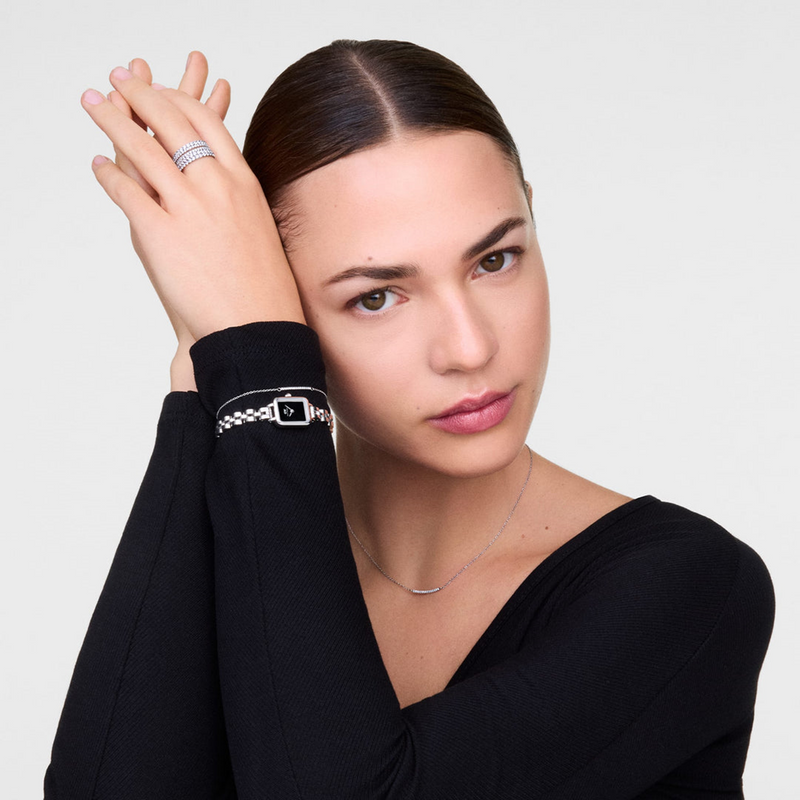 Daniel Wellington Petite & Quadro Mini Arch Black Women's Watch DW00100845-zoom-