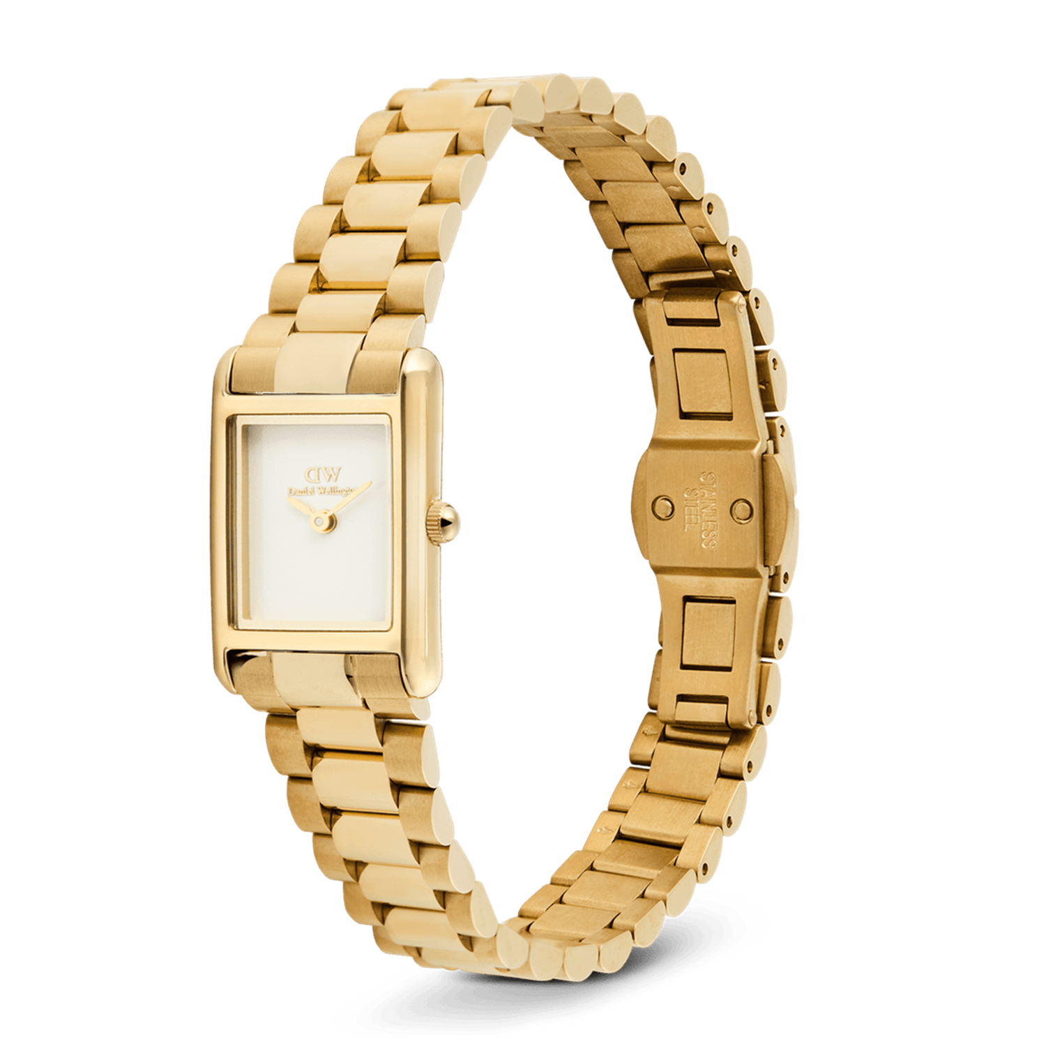 Daniel Wellington Bound Mini 3-Link Gold-coloured Women's Watch DW00100931