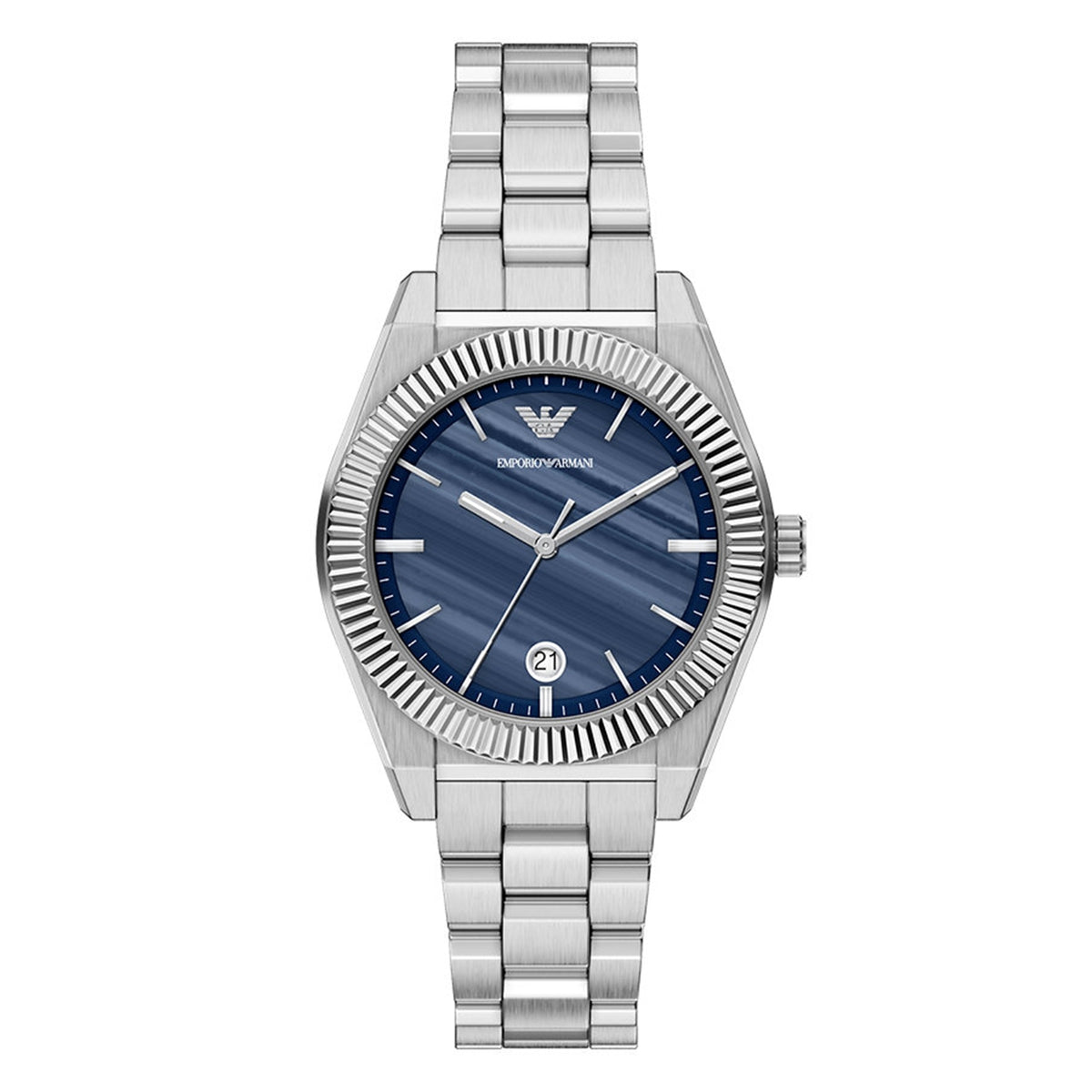 Emporio Armani Round Blue Dial Watch AR11758