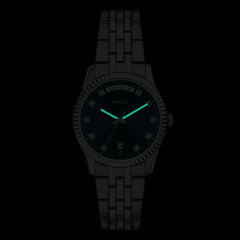 Fossil Scarlette Round Blue Dial Watch ES5457