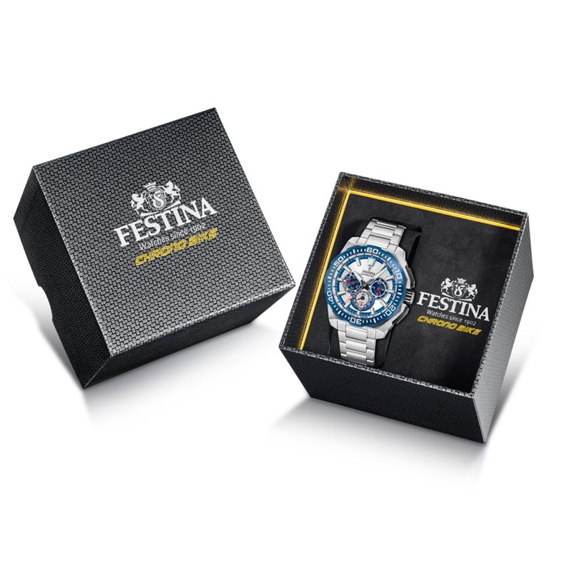 Festina Chrono Bike Silberne Herrenuhr F20724/1-zoom-