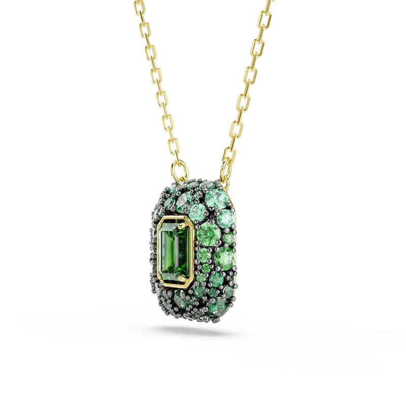 Swarovski Sublima Glam Halskette in Goldoptik mit grünem Anhänger 5752884-zoom-