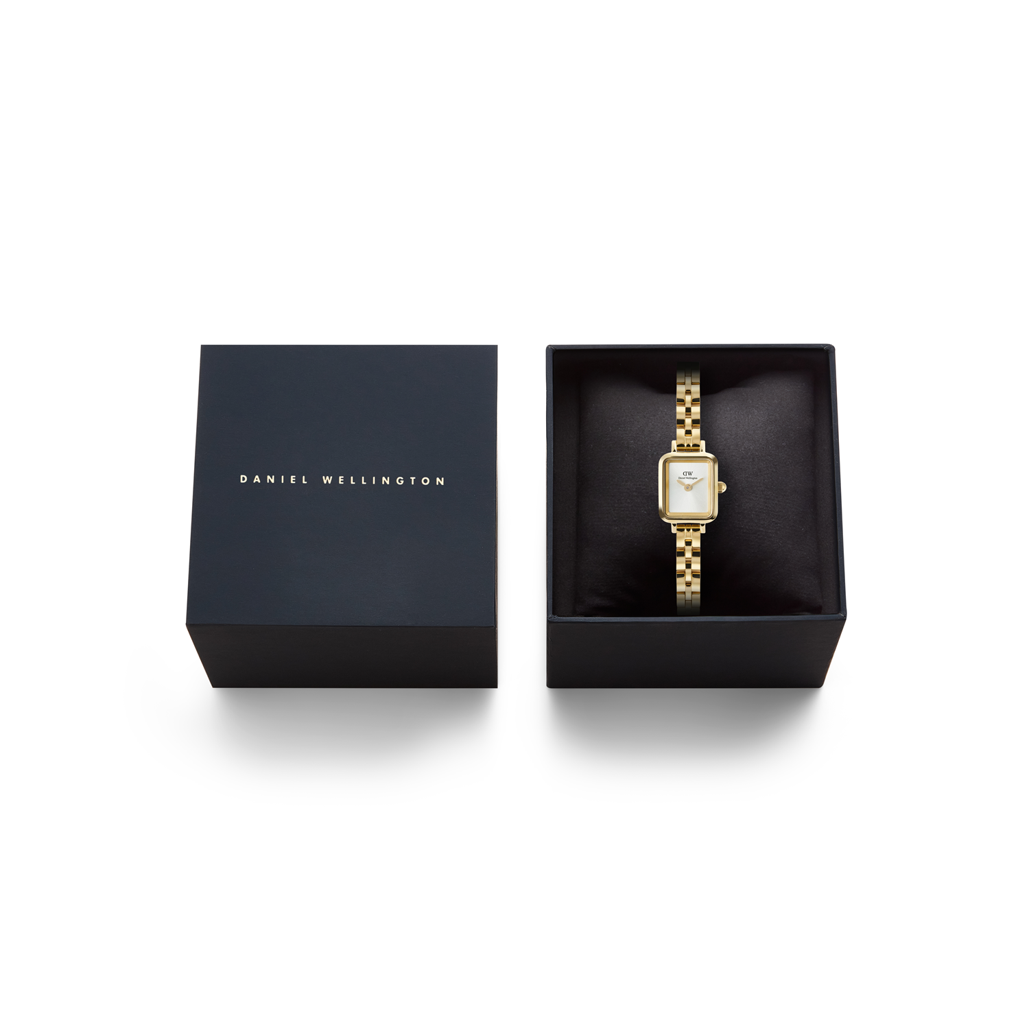 Daniel Wellington Petite & Quadro Mini Arch Silver Women's Watch DW00100850