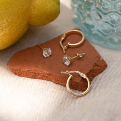 Beloro Jewels Monte Napoleone Stella 9 carat gold Ear Studs BO360013