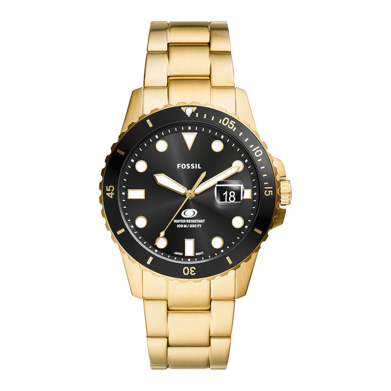 Fossil Blue herren Uhr Gold FS6035-zoom-