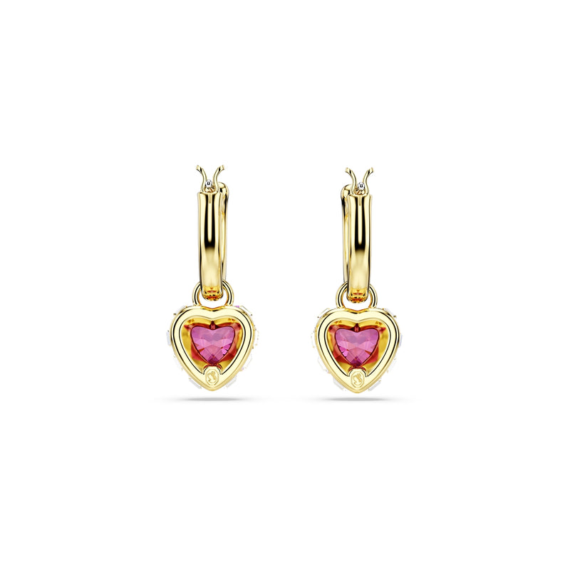Swarovski Chroma Goldfarbene Hartjes Ohrhänger 5684760-zoom-
