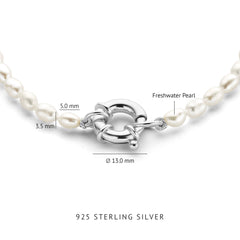 Parte Di Me Brioso Cortona Bella 925 sterling Silver Pearl Bracelet PDM32071
